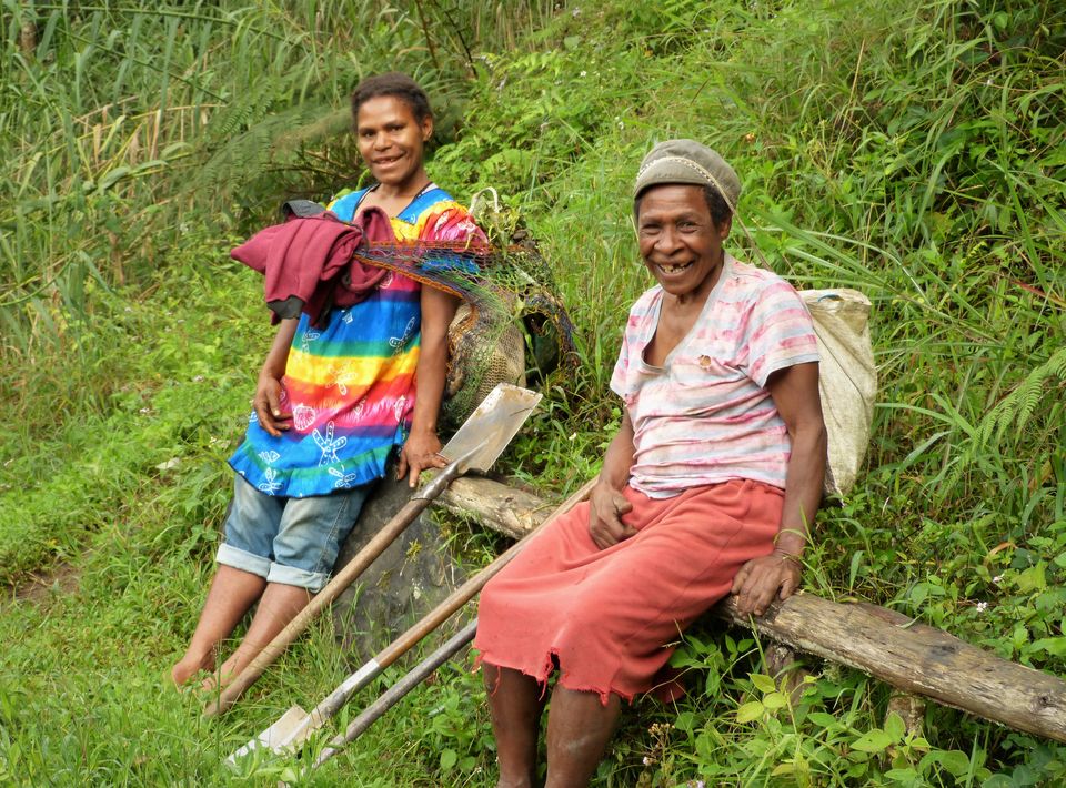 Local villagers in Papua New Guinea