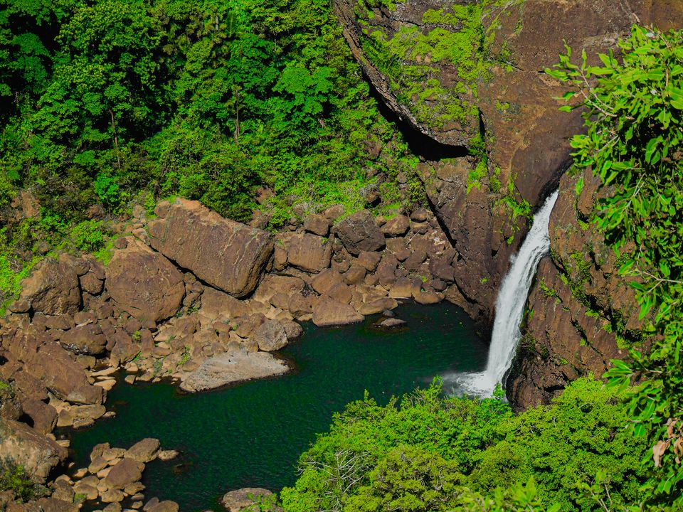 Waterfall in rainforest at Sogeri, Papua New Guinea